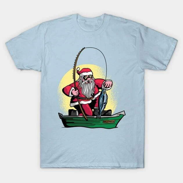 Fishing Santa Made in Australia T-Shirt