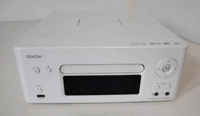 Denon RCD-N7 Network CD Receiver White Tested Working with Remote