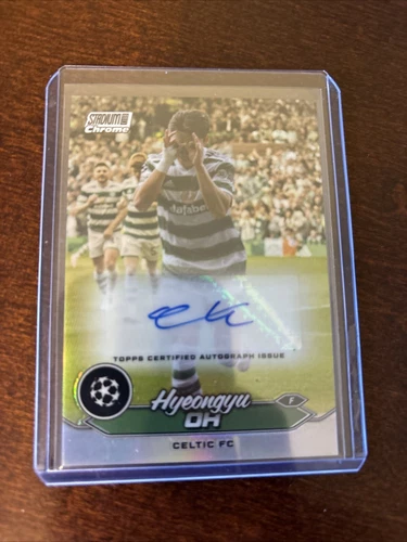 2023-24 Topps Stadium Club Chrome UEFA Soccer Auto Hyeongyu Oh Refractor #CA-HO