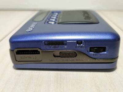 SONY Walkman Radio Cassette Player WM-FX77 Blue Operation