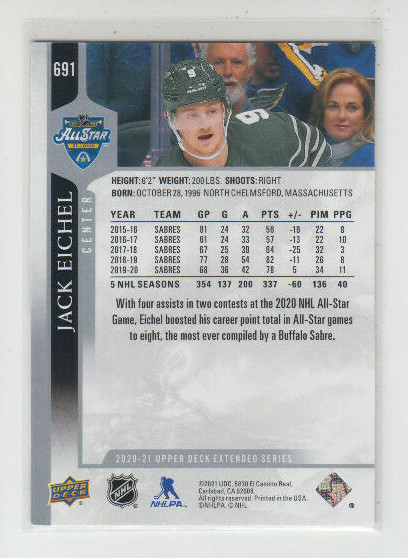 Leaf NHLカード ULTIMATE SIGNATURE RELICS JACK EICHEL 4/5 #SR-JE1 送料無料 中古 IT1 Leaf NHLカード ULTIMATE SIGNATURE RELICS JACK EICHEL 4/5 #SR