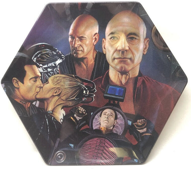 Lot of 7 Hamilton Collection Star Trek First Contact Plates Original