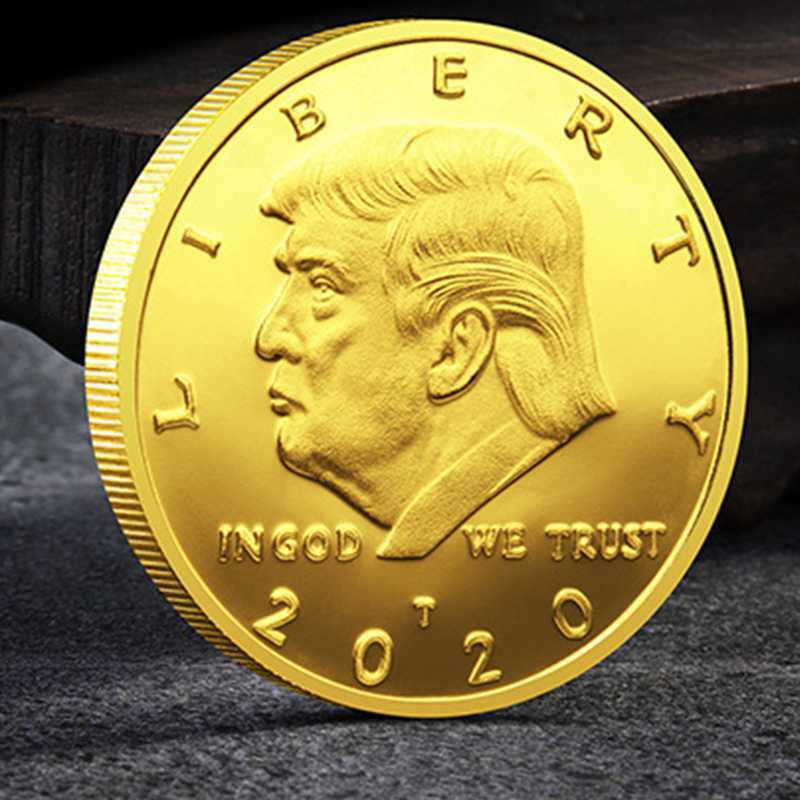 2020 President Donald Trump Liberty Gold Plated EAGLE Commemorative