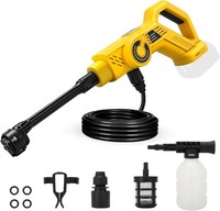 Cordless Pressure Washer for Dewalt 18V,20v Battery, Portable High-Pressure Wash