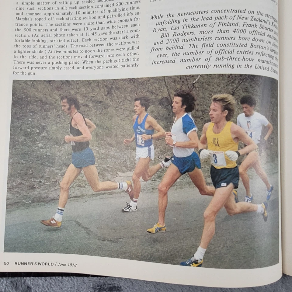 1978 Runner's World June Bill Rodgers Boston Marathon - Image 3 of 4
