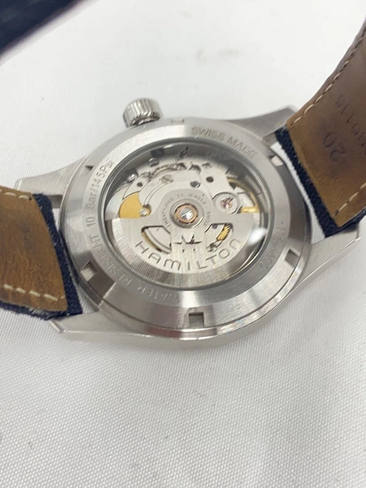 HAMILTON KHAKI Field AUTOMATIC H704450 33mm Black Silver [Very Good B&P CANVAS] - Image 3 of 4