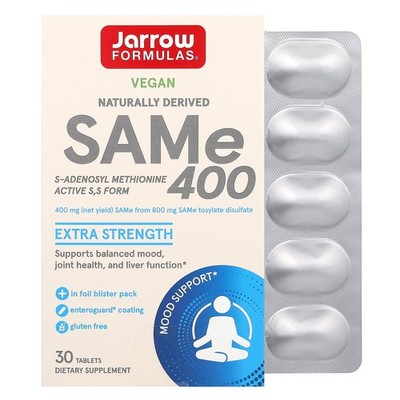 SAMe 400, 400 mg, 30 Tablets