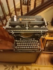 Vintage Underwood 12 Office Typewriter Elliott Fisher Co Great Graphics As Is thumbnail