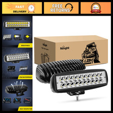2pcs 6 Led Spot Light Bar 60w 3000lm Off-road Fog Lights For Trucks Utv Atv 2pcs 6 Led Spot Light Bar 60w 3000lm Off-road Fog Lights For Trucks Utv Atv