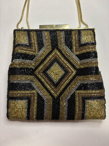 Vintage Beaded Evening Bag #4914 - Picture 4 of 8