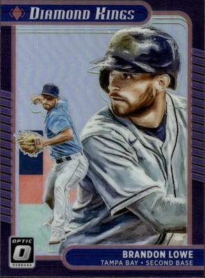 2021 Donruss Optic Holo #1 Brandon Lowe Tampa Bay Rays