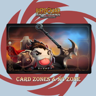 Darius Poro Playmat Riftbound TCG Stitched Edges Free bag Included