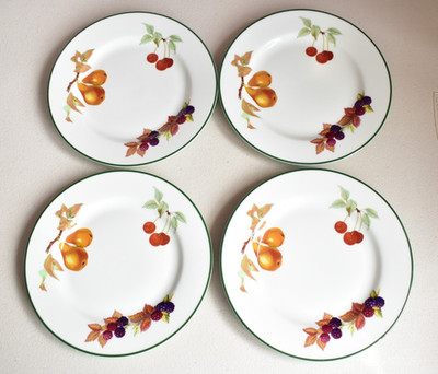 ROYAL WORCESTER EVERSHAM VALE SALATTELLER X 4 TOP
