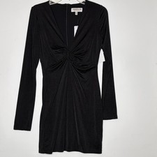 Cosmopolitan Black Long Sleeve Cocktail Dress New XL