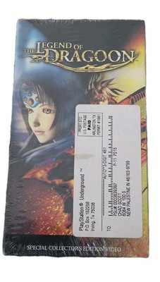 The Legend of Dragoon VHS Special Collector s Edition Video PlayStation Promo