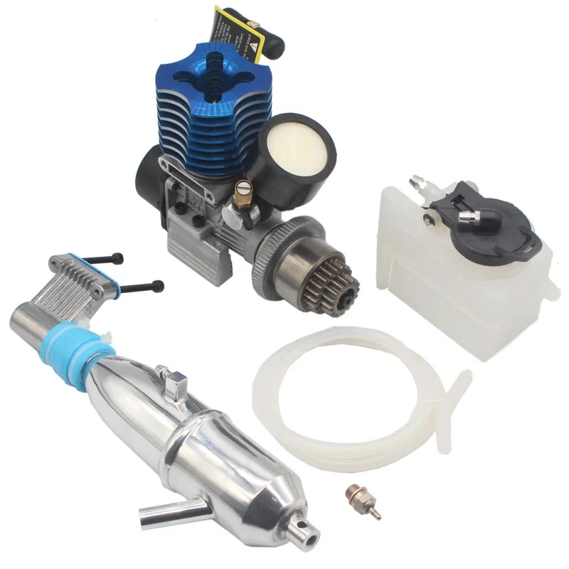 HSP 02060 VX18/VX16 Engine 2.74cc Pull Starter Purple RC 1/10 Nitro Car - Image 2 of 4