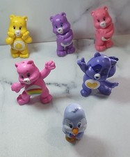6 x CAREBEARS BEAR-IN-A BALL ~ 2 RARE + 4 COMMON ~ Bundle Lot