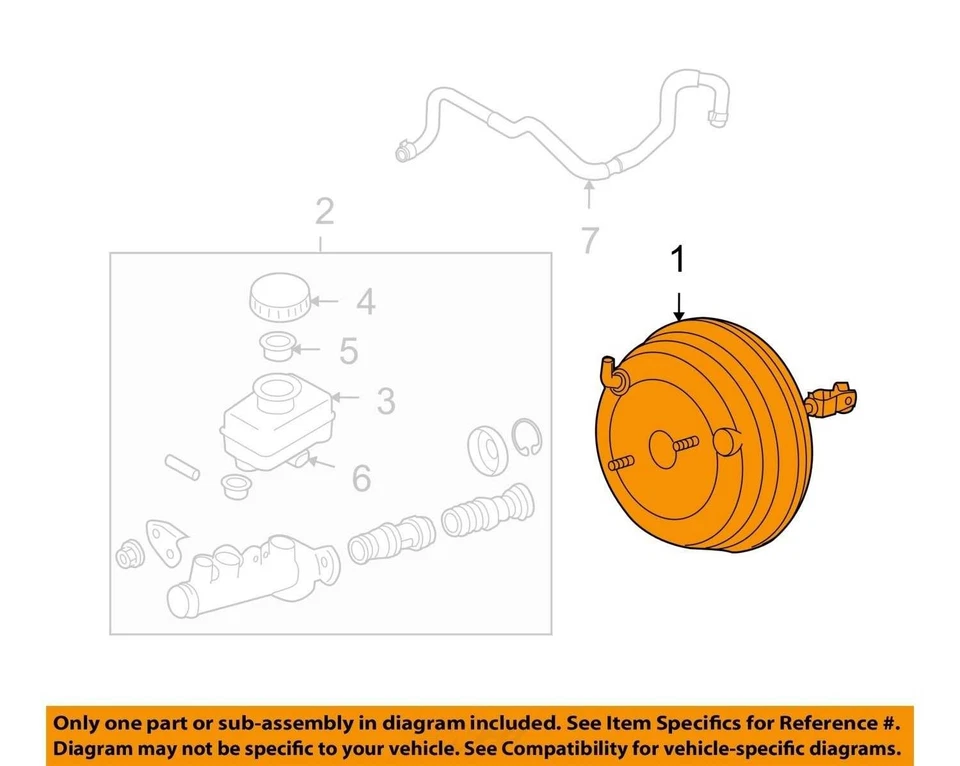 Subaru Forester 2012 potenciador de freno OEM 73 k millas - LKQ418074248 Foto 4 de 4