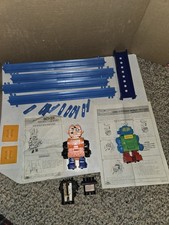 Vintage 1970 Topper Ding-A-Lings Bat Op Robot Toys,Track,Boxer,Brain,Directions