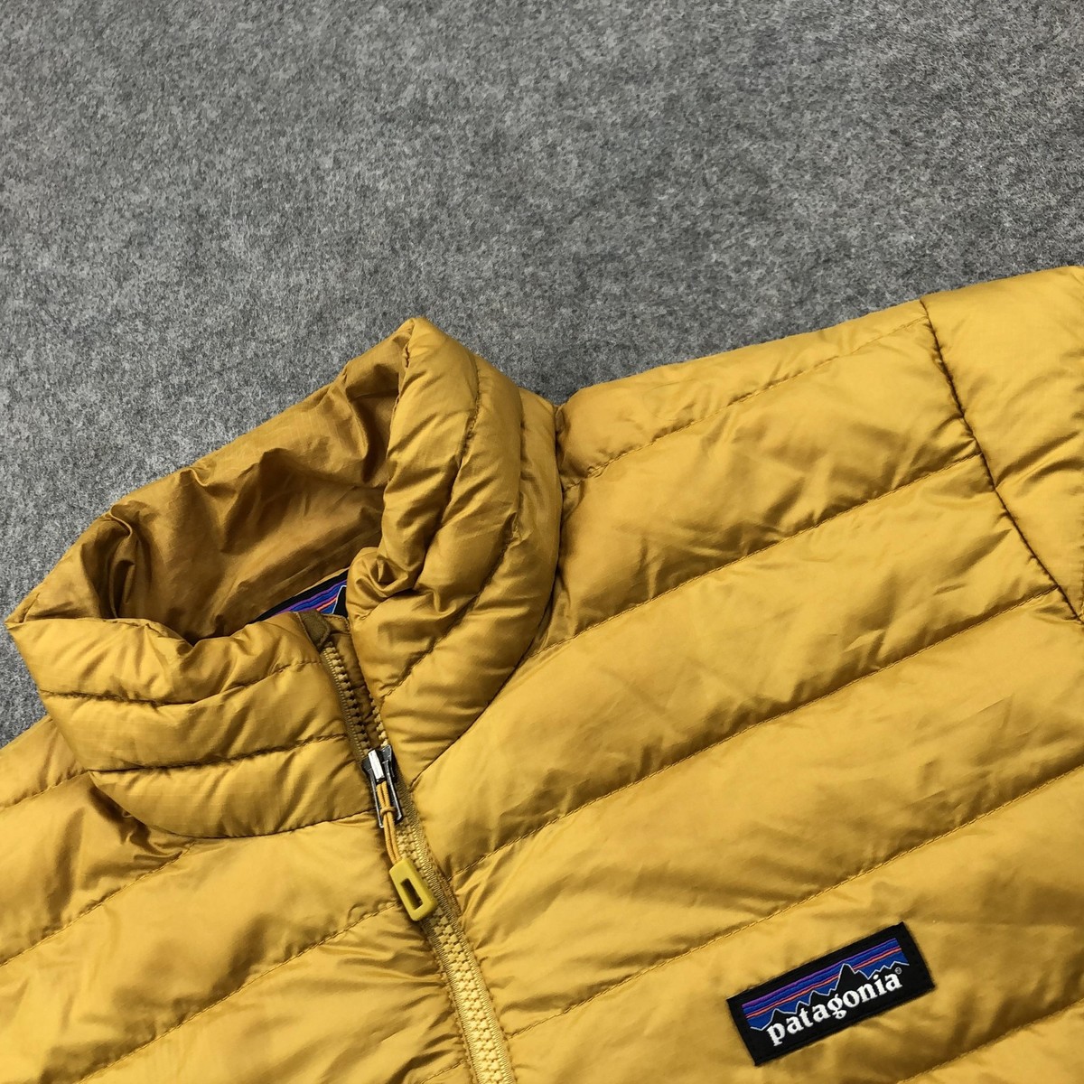 Patagonia Jacket Mens Medium Yellow Nano Puff Insulated Puffer