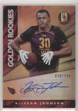 2019 Panini Gold Standard Golden Rookies /199 Keesean Johnson #GRA-KJ Auto 07dp