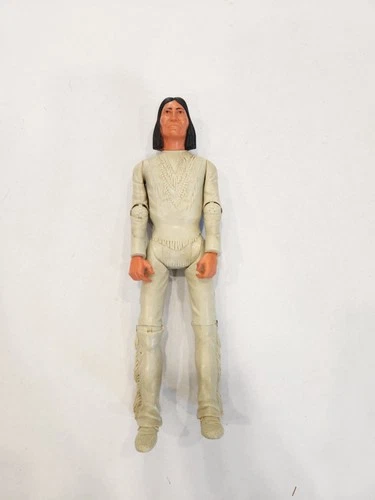 Vintage 1967 Marx Johnny West Indian Chief Geronimo Action Figure 11 3/4” Doll
