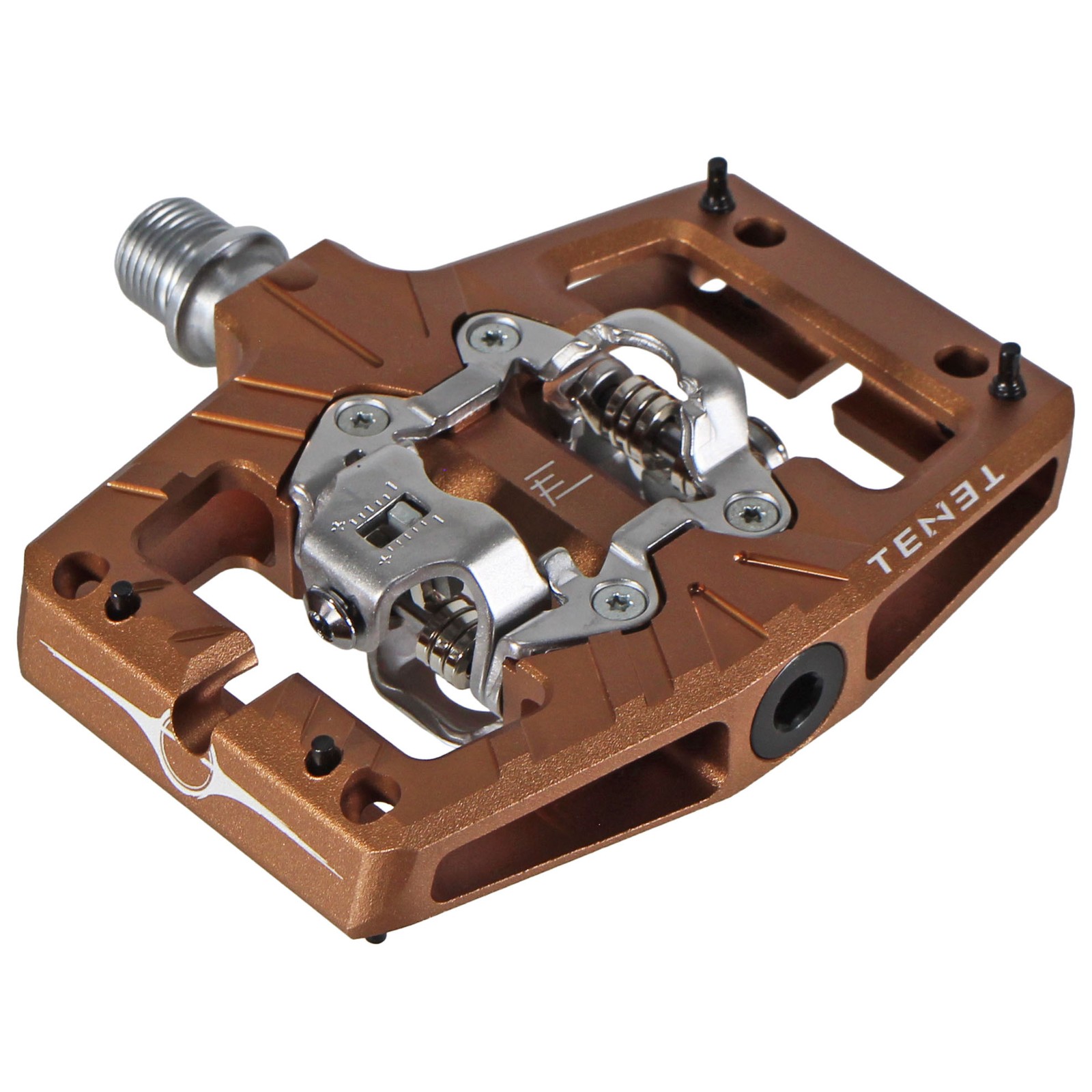Tenet Osiris Umber Aluminum Clipless Pedals with Sealed Bearings - Lifetime 30790₽