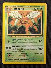 Beedrill 18/75 Rare Neo Discovery Pokemon MP on eBay