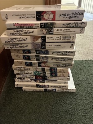 Is It Wrong To Pick Up Girls In A Dungeon Light Novel 1-13 + 17