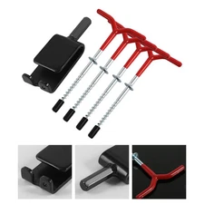 4x Ice Fishing Anchors Ice Anchor Power Drill Adapter Heavy Duty Tent Stakes