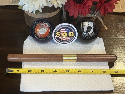 Ice Pick 10  Wooden Finish Metal 4  Pick- 50% Donated VET Charity via eBay