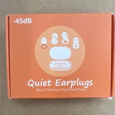 -45dB Noise Reduction Ear Plug Pack Black XS/S/M/L Sleeping Studying Travel