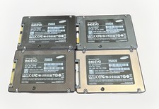 Lot of 4 Samsung 840 EVO 250GB SATA III 2.5" Internal SSD MZ7TE250HMHP Black