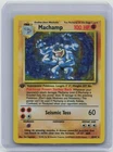Pokemon TCG Base Set 1st Edition 8/102 Machamp Holo Rare