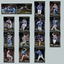 Kansas City Royals Lot 15 Baseball Cards Topps 582 Montgomery Club Foil Royals