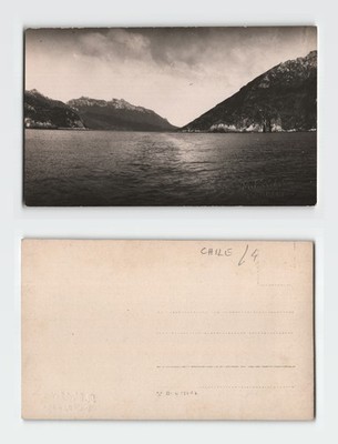 AK - Echt Foto Chile Fjordlandschaft Gebirgsküstenszene UNBESPIELT