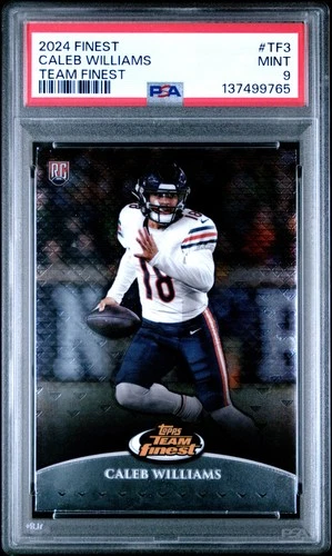 2024 TOPPS FINEST TEAM FINEST #TF3 CALEB WILLIAMS PSA 9