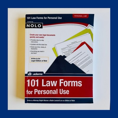 101 Law Forms for Personal Use - New
