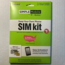 Simple Mobile: Keep Your Own Phone SIM kit
