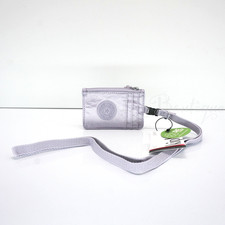 Kipling Leroy Unisex Lanyard ID Card Case Polyamide AC8246 Frosted Lilac Metalic