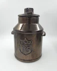 McCoy Pottery Bicentennial 1776-1976 Liberty Bell Milk Can Cookie Jar Bronze