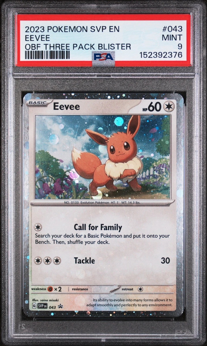 Pokmon TCG Grade 9 Eevee Individual Collectible Card Game Cards for sale |  eBay