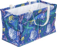 Household Essentials Krush Container All-Purpose Utility Tote, Sea Shell
