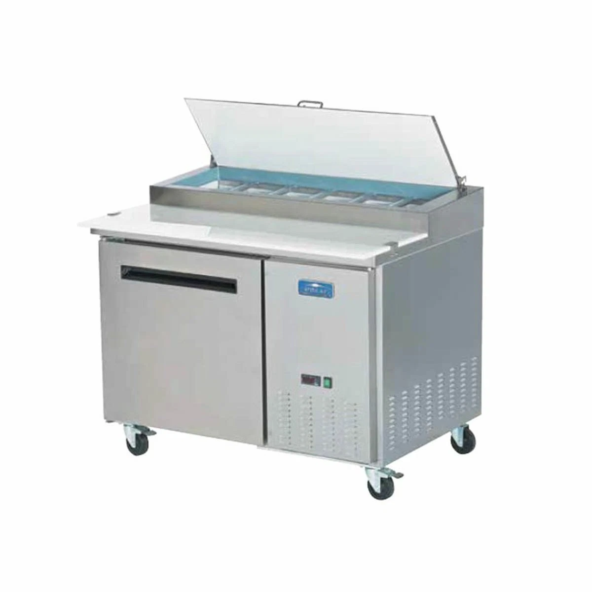 Arctic Air APP48R 47" 1-Section Refrigerated Pizza Prep Table w/ 1 Door, 6 ...