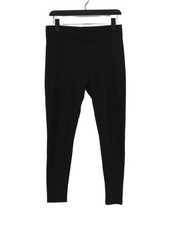 M Co Women's Leggings UK 12 Black Viscose with Elastane, Polyester Full length
