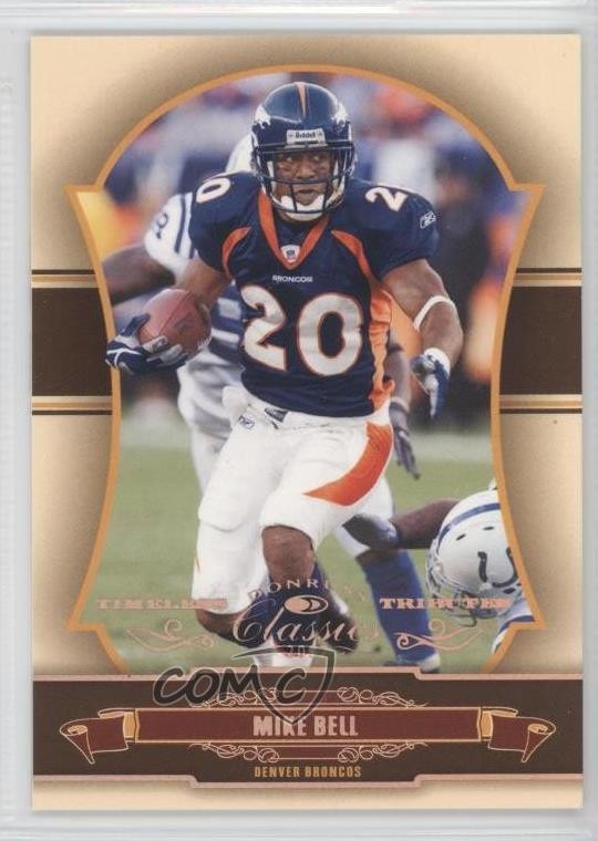2007 Donruss Classics Timeless Tributes Bronze 61/100 Mike Bell #32 0c4