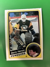 1984-85 O-Pee-Chee Denis Herron Pittsburgh Penguins #176