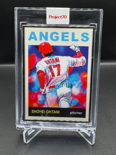2021 TOPPS PROJECT 70!  SHOHEI OHTANI!  ARTIST PROOF!  #/51!  SILVER FRAME!