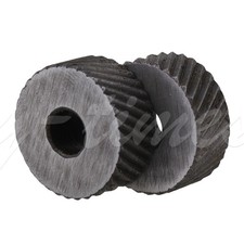 2 x Diagonal Coarse Knurling Wheel for Copper Iron Aluminum Stainless Steel