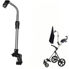 Adjustable Golf Umbrella Universal Clamp,Wheelchair Umbrella Mount Holder,